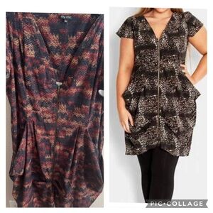 City Chic Women's Tunic Dress